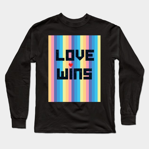 Love Wins Long Sleeve T-Shirt by saif